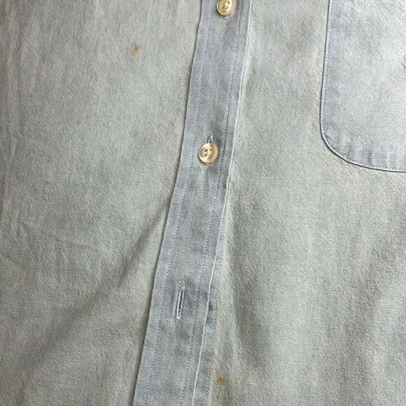 NWT LAUREN RALPH LAUREN Petites M Unisex Button Down Oxford Western Shirt - Picture 4 of 14